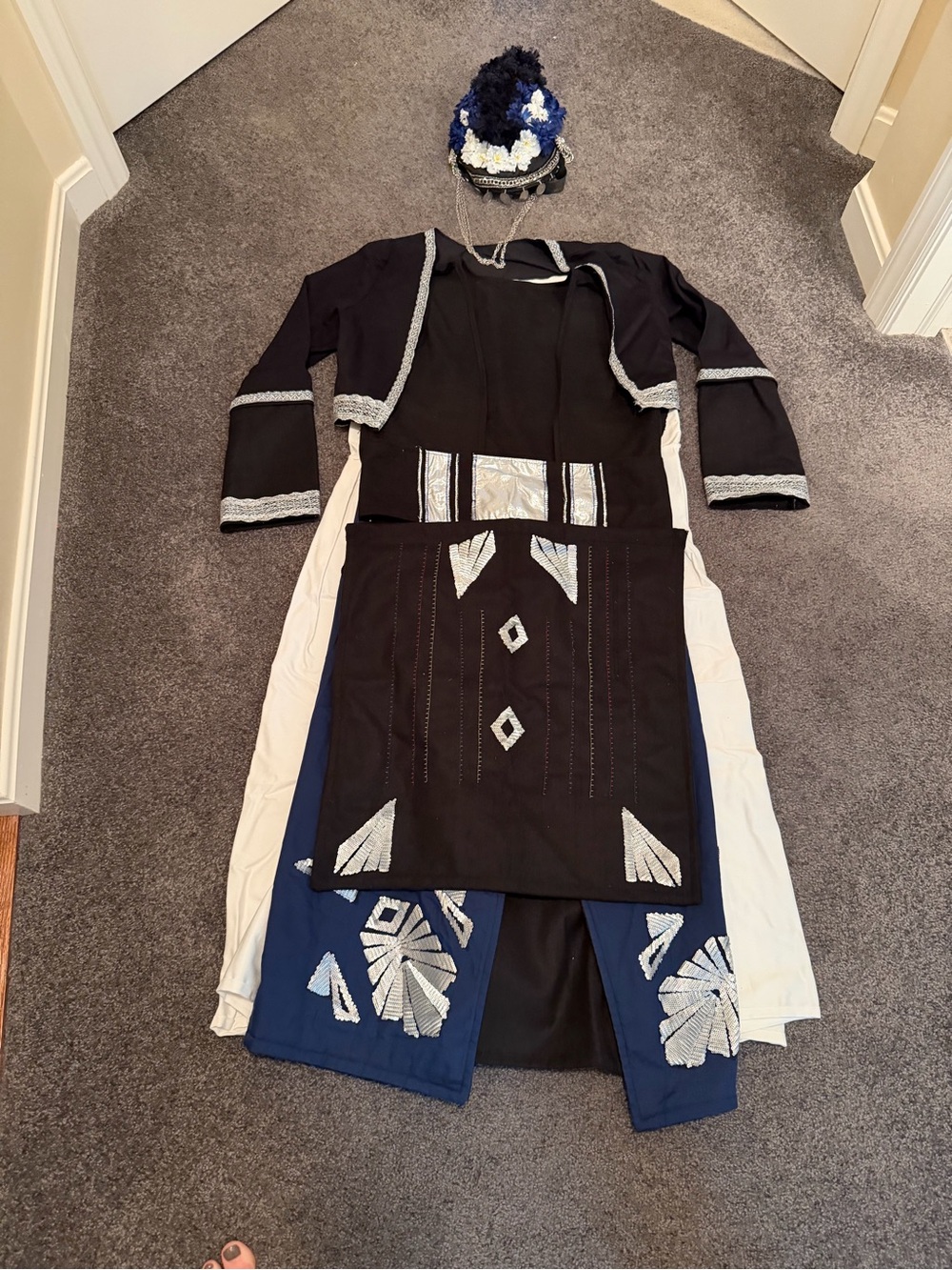 The Greek traditional costume of the Roumlouki area